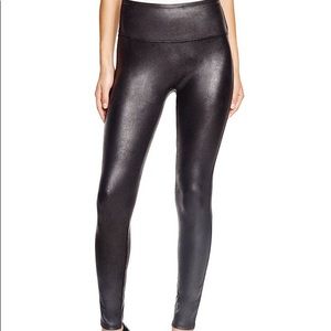 Spanx Faux Leather Leggings- Black L